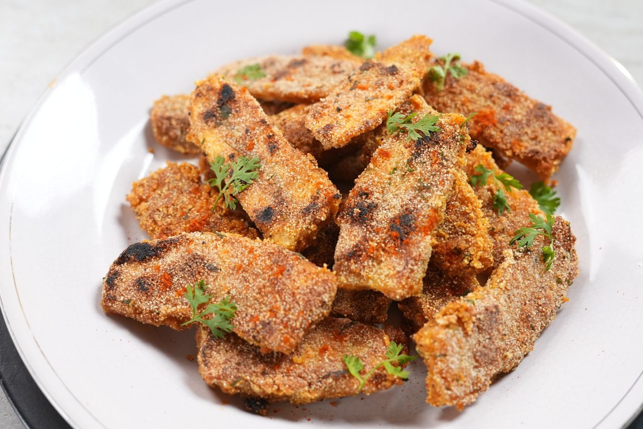 Raw banana rawa fry Raw Banana Rawa Fry