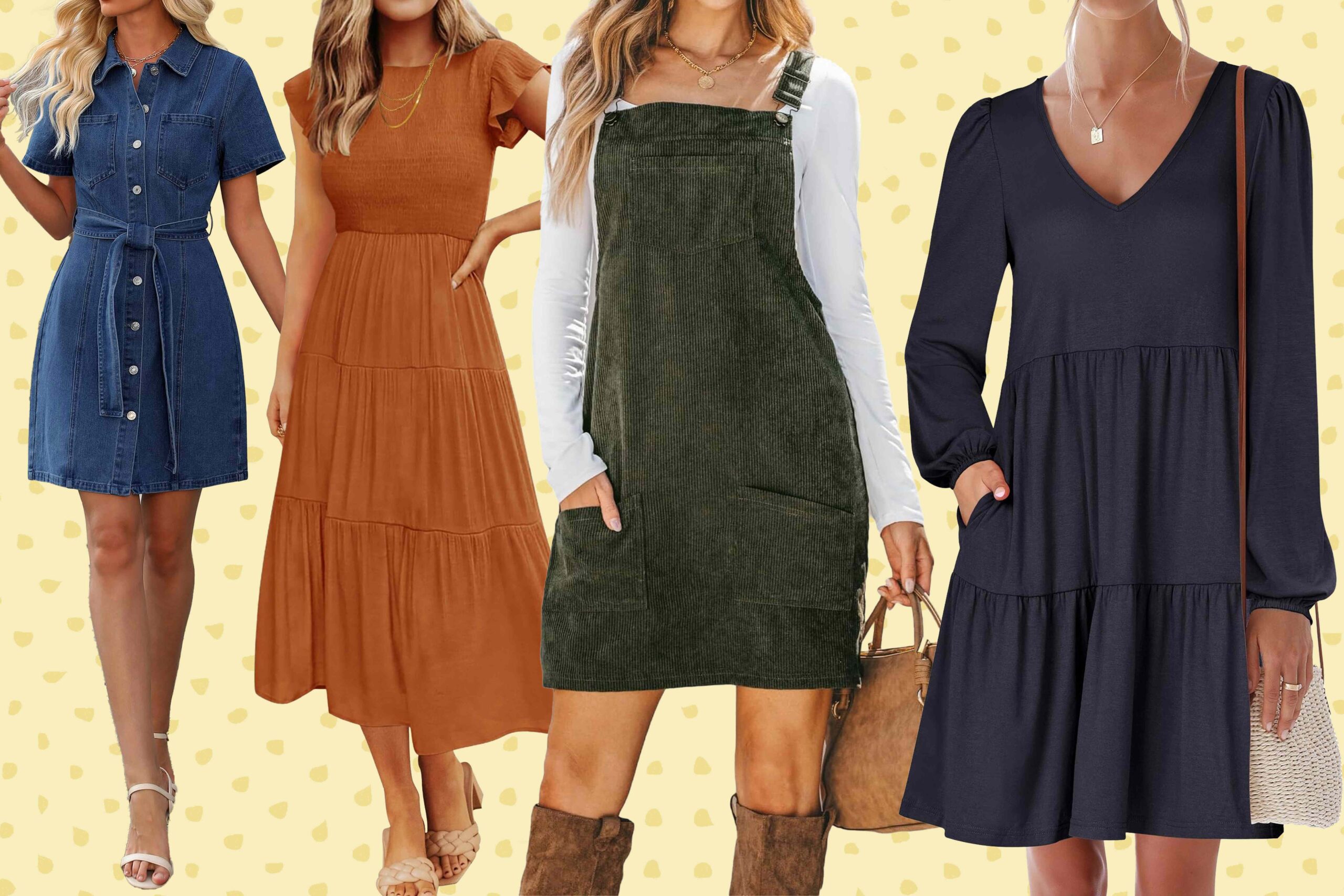 15 Fall Dresses Under $50 You Can Wear Right Now 1 15 Fall Dresses Under $50 You Can Wear Right Now