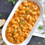 "Better than Chili Beans" Butter Beans in Paprika Sauce