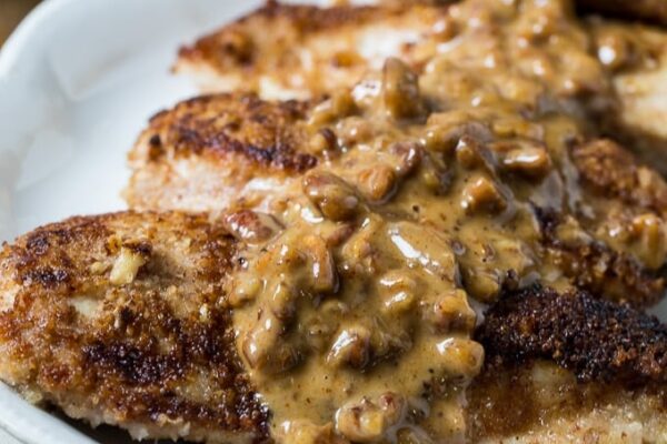 Bourbon Pecan Chicken
