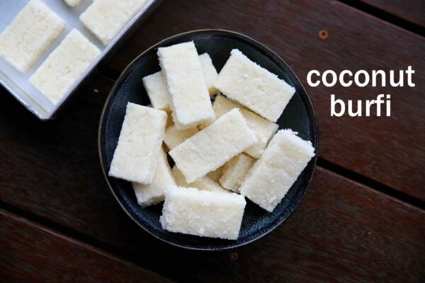Coconut Burfi Recipe | Nariyal barfi