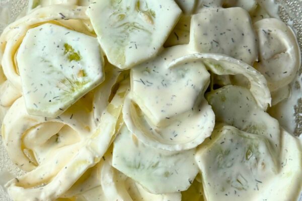 Creamed Cucumbers