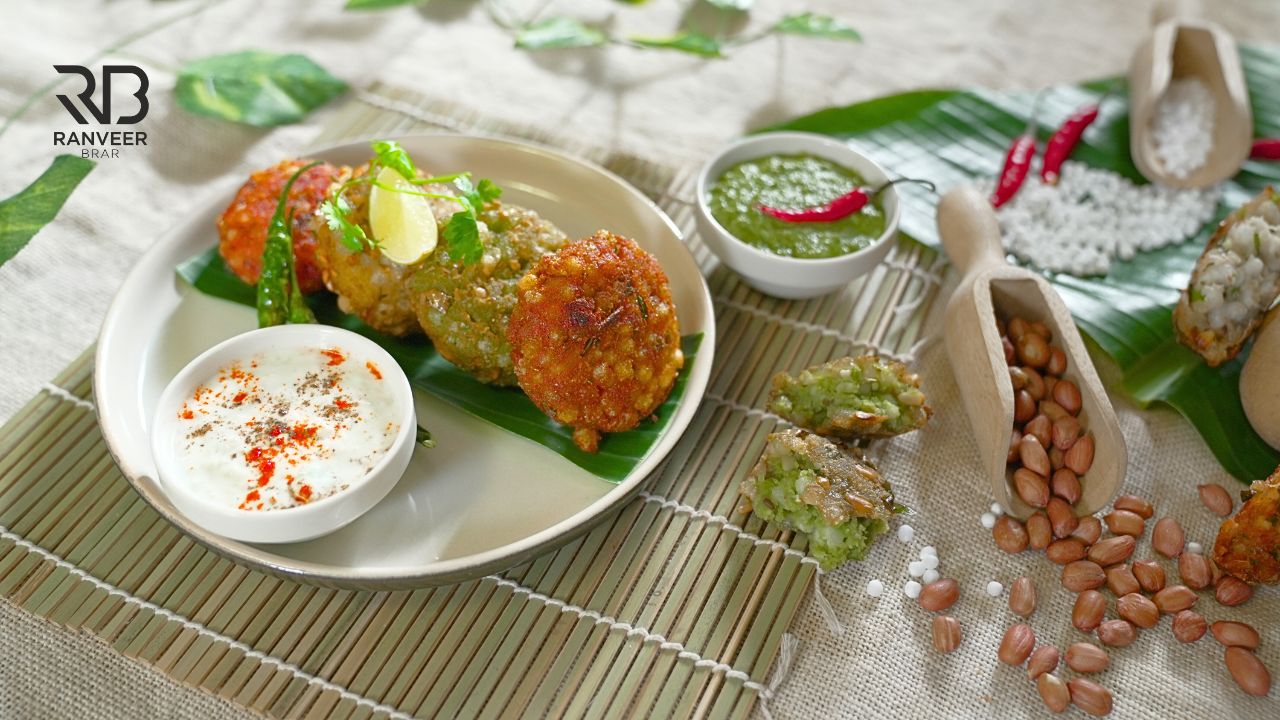 Sabudana vada 4 Types 1 नहीं 4 तरह के साबूदाना वडे बनाएं No Onion /Garlic Recipe - Ranveer Brar