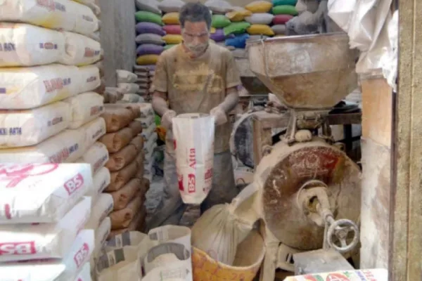 a worker grinds wheat at a shop in the saddar area of karachi to make whole grain flour photo jalal qureshi express