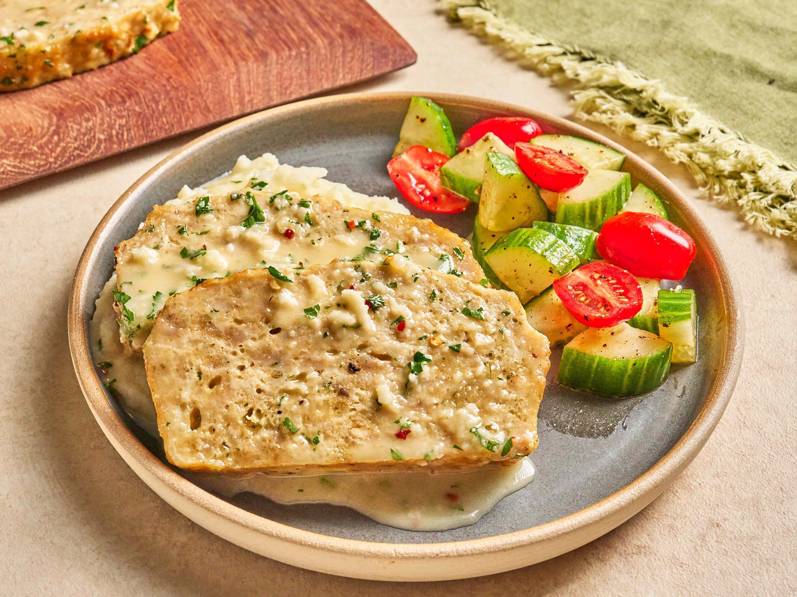 Garlic Butter Parmesan Chicken Meatloaf Recipe 1 Garlic Butter Parmesan Chicken Meatloaf Recipe