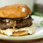 Greek Lamb Burgers with Feta and Tzatziki
