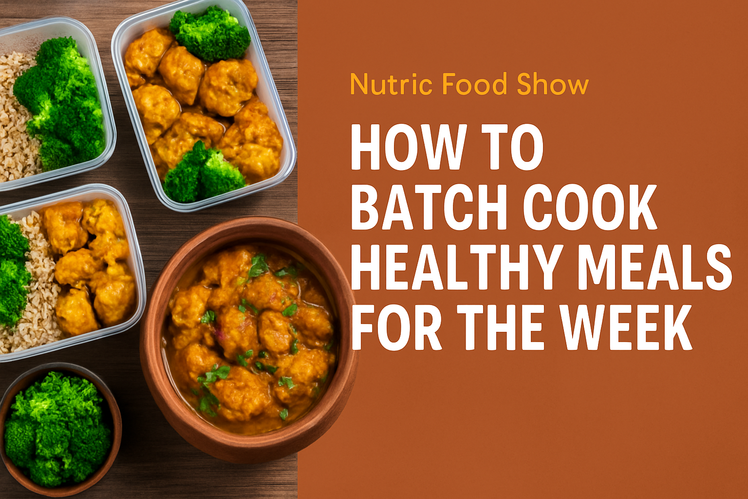 How to Batch Cook Healthy Meals for the Week