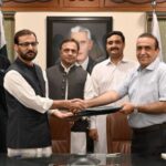 Officials from the Culture and Tourism Authority and Kalash Valleys Development Authority sign an MoU to hand over Bumburet Camping Pods for sustainable tourism in Chitral, Khyber Pakhtunkhwa.