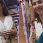 Mahira Khan spotted in Karachi Clifton Market f