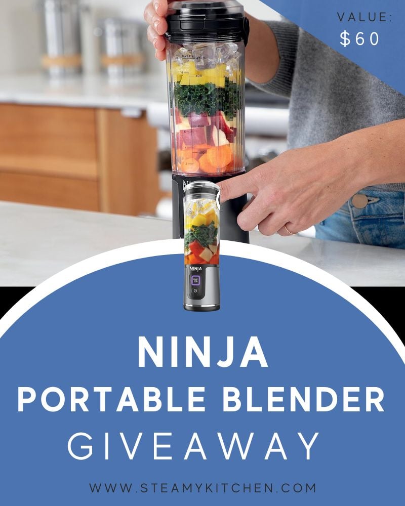 Ninja Portable Blender Giveaway • Steamy Kitchen Recipes Giveaways 1 Ninja Portable Blender Giveaway