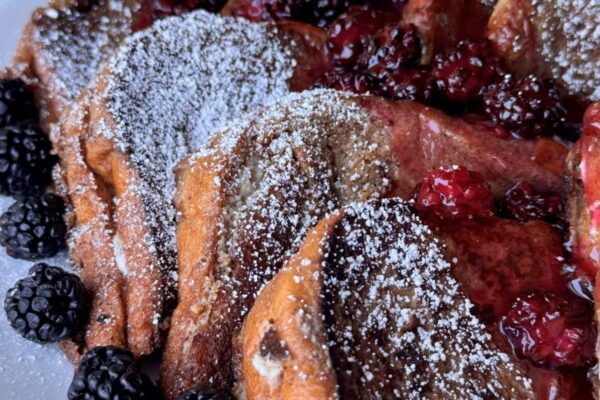 STUFFED BLACKBERRY FRENCH TOAST - The Southern Lady Cooks