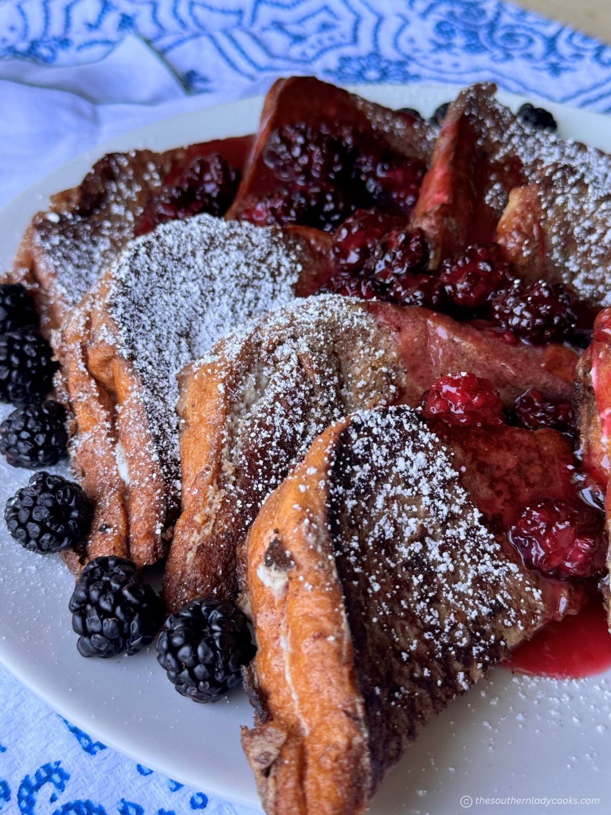 STUFFED BLACKBERRY FRENCH TOAST - The Southern Lady Cooks 1 STUFFED BLACKBERRY FRENCH TOAST - The Southern Lady Cooks
