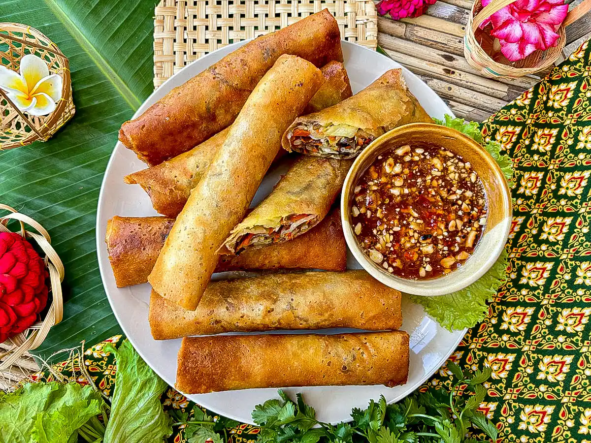 Thai Vegetable Spring Rolls Recipe