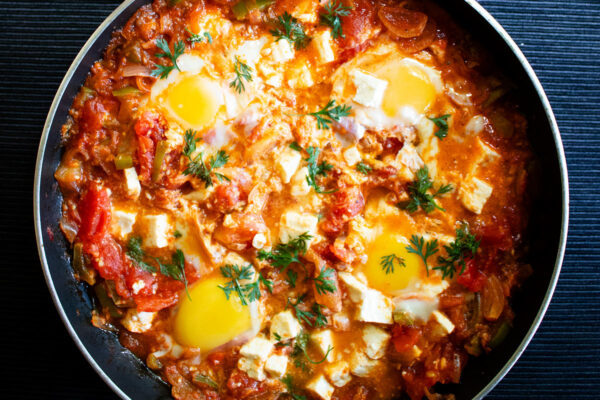 Shakshuka with Feta Recipe
