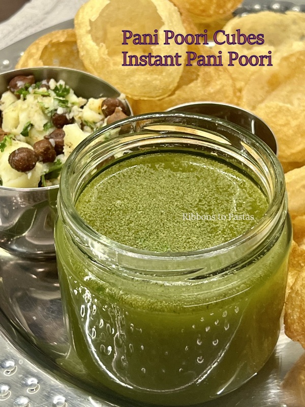 Pani Poori Cubes