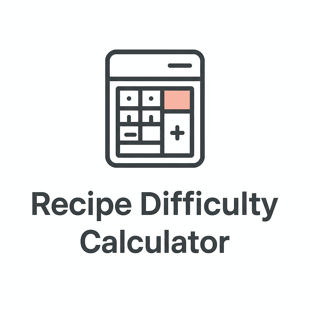 Recipe Difficulty Calculator 1 Visual guide showing Recipe Difficulty Calculator interface