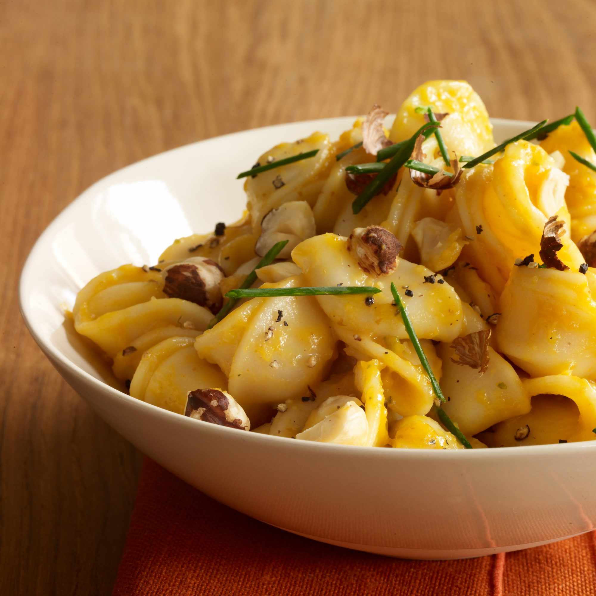 Creamy Pumpkin Pasta Recipe with Hazelnuts 1 Creamy Pumpkin Pasta Recipe with Hazelnuts