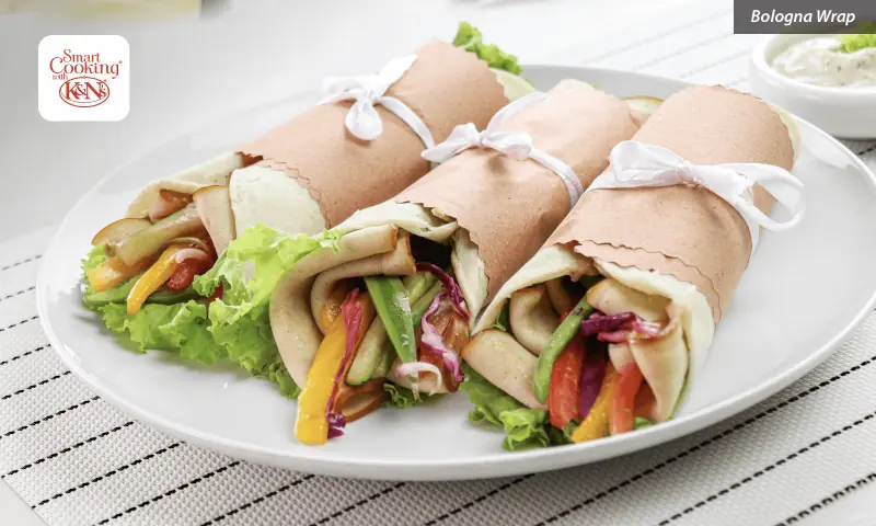 Okay&N’s SmartCooking Recipes: ‘Bologna Wrap’ 2 K&N’s SmartCooking Recipes: ‘Bologna Wrap’